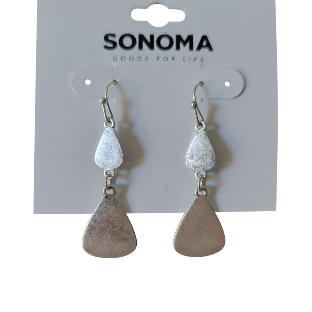 Sonoma Silver Tone Drop Earrings Dangle‎ Fashion Jewelry